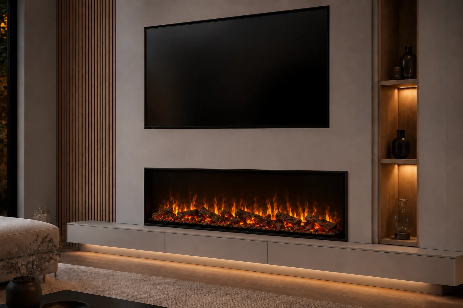 Electric Fireplace without Heating