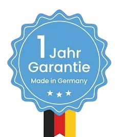 1 Jahr Garantie – Made in Germany