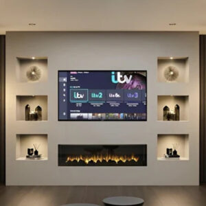 3D Heimkino Wand